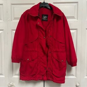 London Fog Women's Size Small Red Coat Jacket